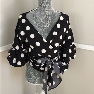 Fashion Nova polka dot top